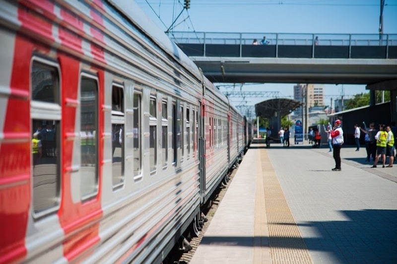 Отправление первого поезда в Крым из Волгограда